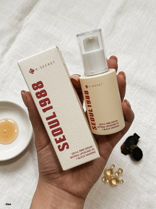 Seoul 1988 Retinol & Ginseng Radiance Facial Serum & Essence (Duo)