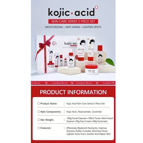 Kojic Acid Skin Care Series 5 Piece Set